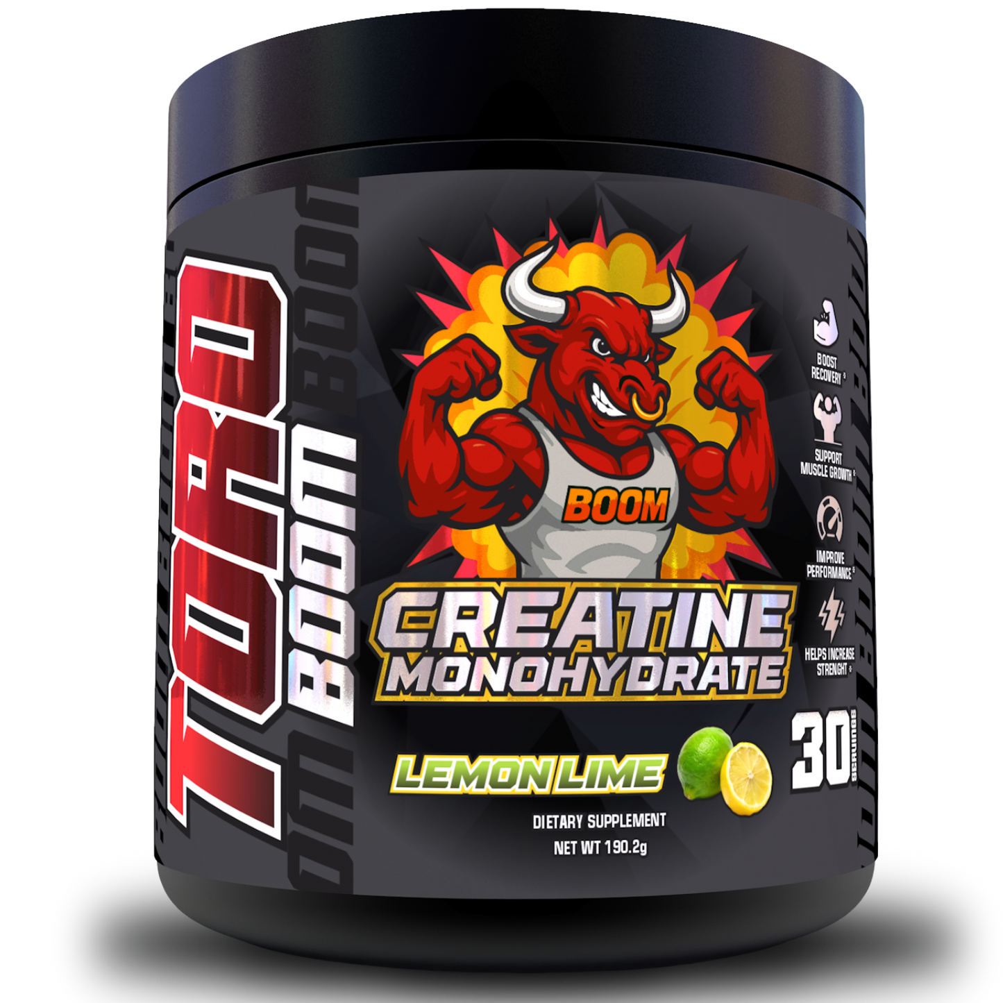 Creatine TORO BOOM Monohydrate 5g | Micronized, 30 Servings