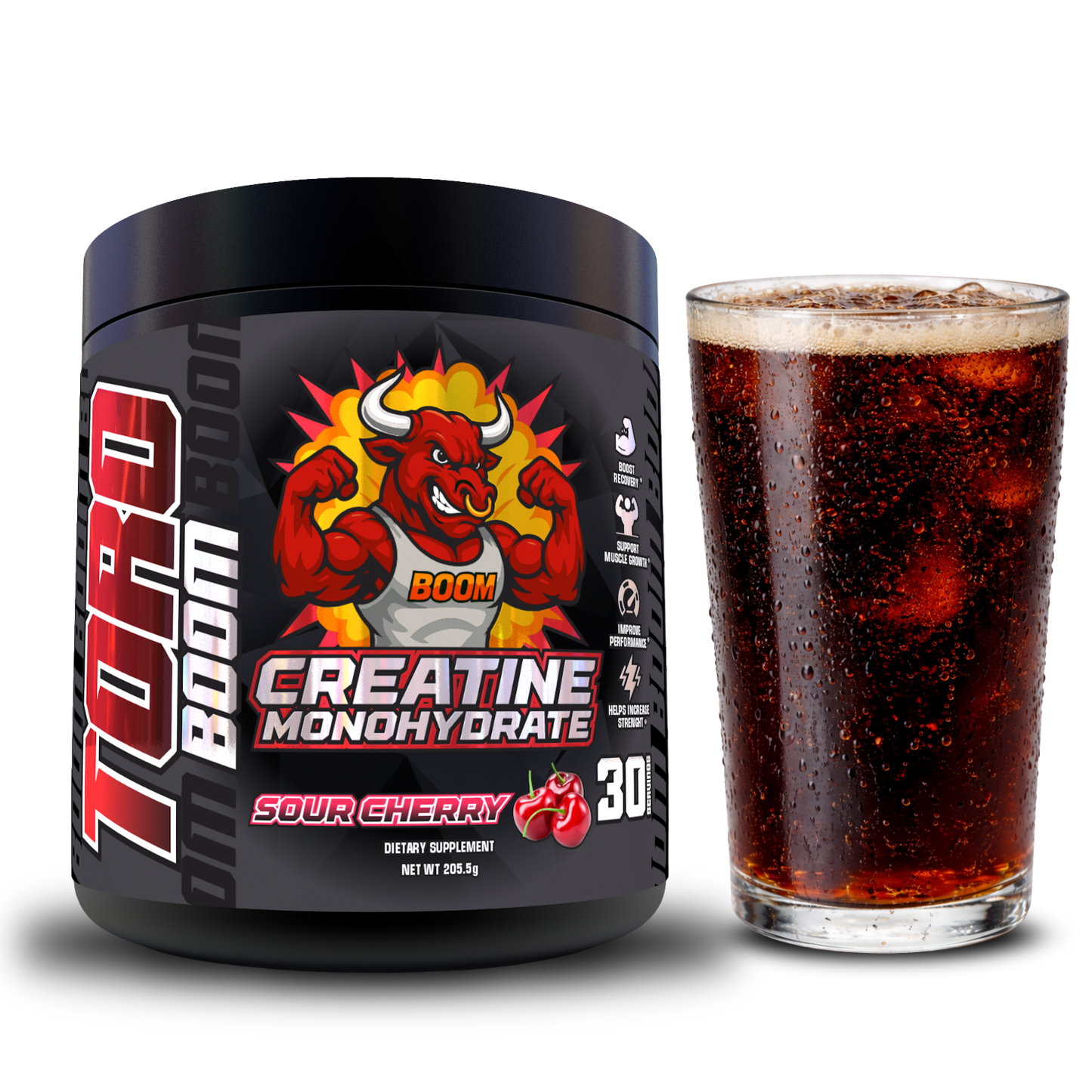 Creatine TORO BOOM Monohydrate 5g | Micronized, 30 Servings
