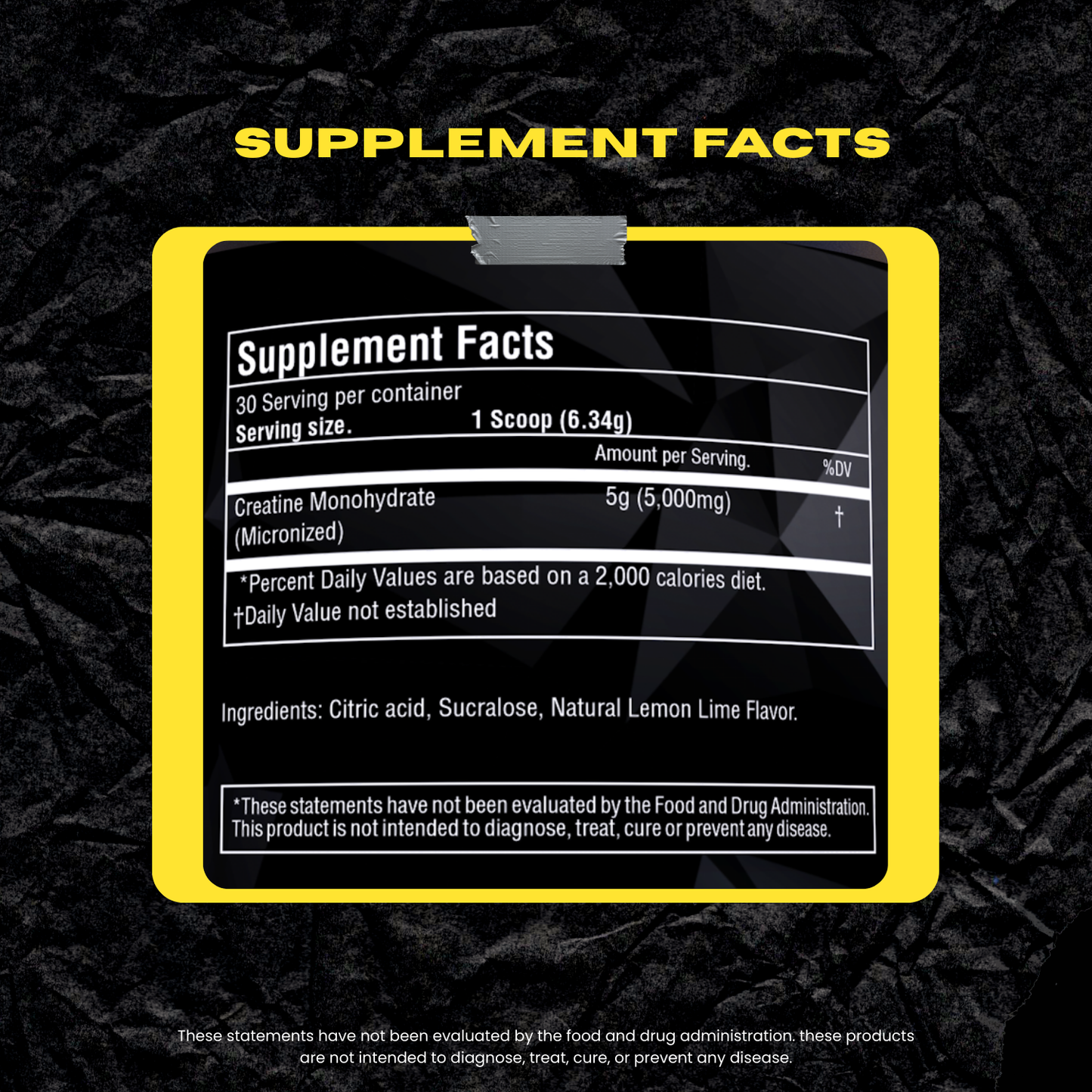 Creatine TORO BOOM Monohydrate 5g | Micronized, 30 Servings